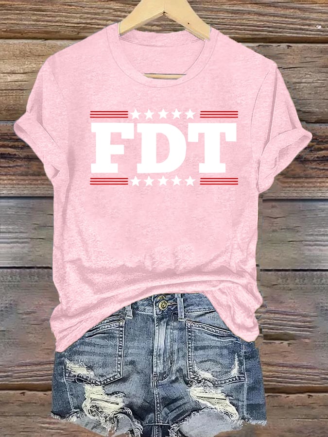🔥Buy 3 Get 15% Off🔥Women's  FDT Print  T-Shirt