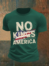 🔥Buy 3 Get 15% Off🔥Men's no kings in America print  T-Shirt