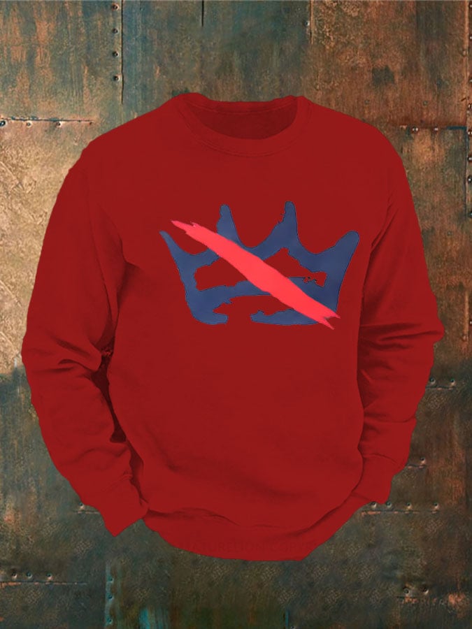 🔥Buy 3 Get 15% Off🔥Men's Retro No Kings Print Sweatshirt