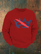 🔥Buy 3 Get 15% Off🔥Men's Retro No Kings Print Sweatshirt