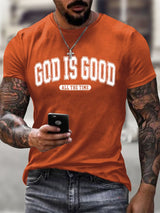 Men's God Is Good All The Time Print T-Shirt