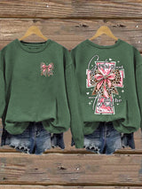 Women's God Is Good All The Time Print Casual Sweatshirt