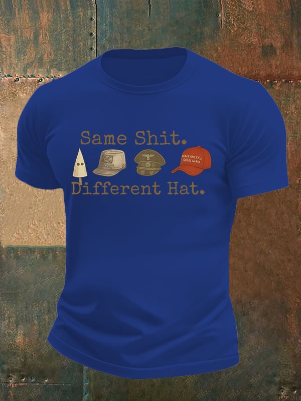 🔥Buy 3 Get 15% Off🔥Men's  Same shit Different costume Print T-Shirt