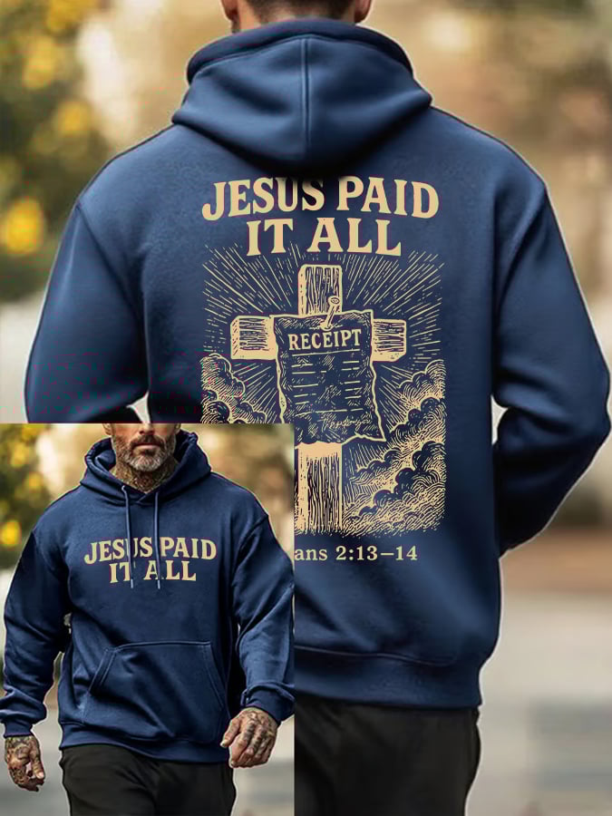 Men'S Faith Print Sweatshirt