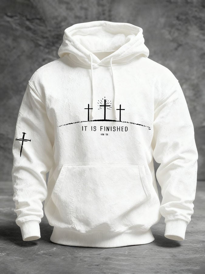 🔥Buy 3 Get 15% Off🔥Men's It Is Finished Vintage Hoodie