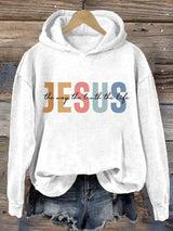 omen's Casual Jesus Truth Hoodie