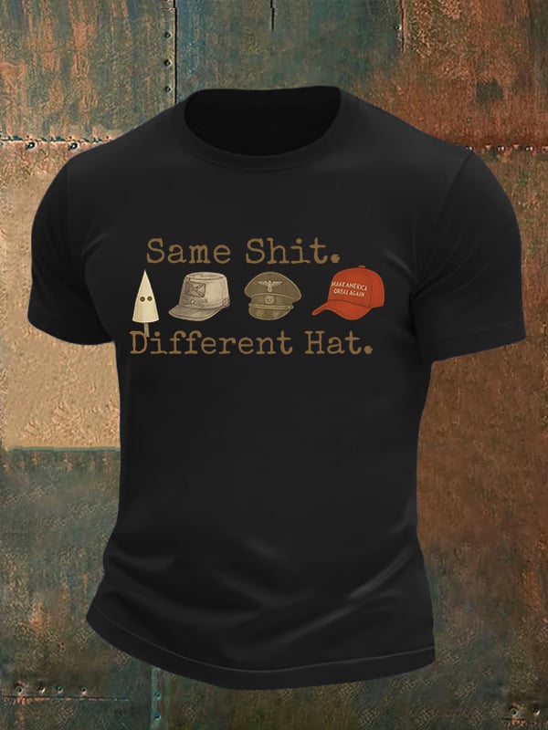 🔥Buy 3 Get 15% Off🔥Men's  Same shit Different costume Print T-Shirt