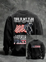 Men'S Casual Faith Print Sweatshirt