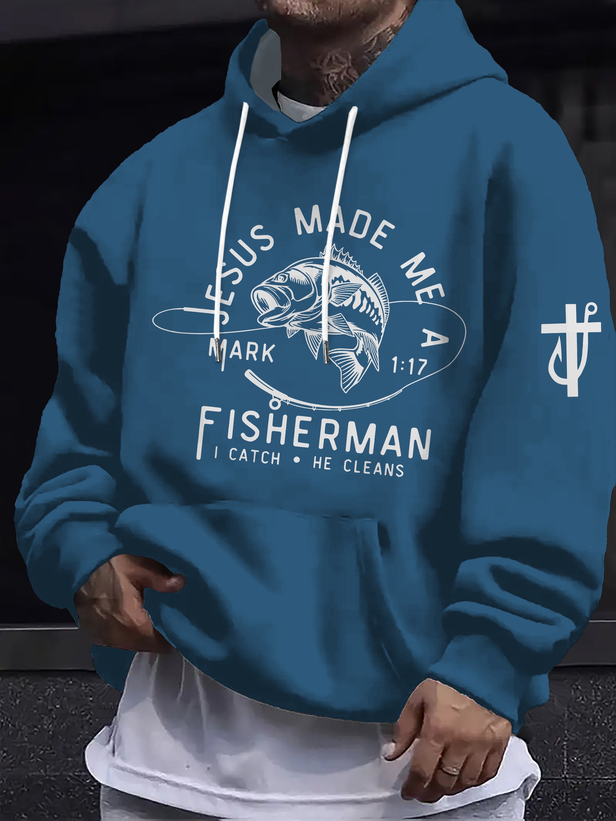 🔥Buy 3 Get 15% Off🔥Men'S Retro Faith Print Sweatshirt