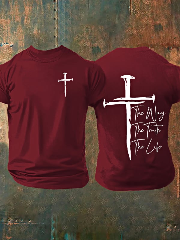 Men's The Way The Truth The Life Print T-Shirt