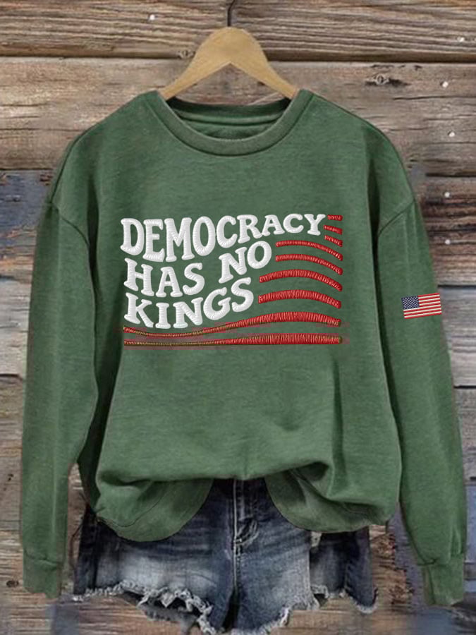 🔥Buy 3 Get 15% Off🔥Women's FDT Printed Long-Sleeve Sweatshirt