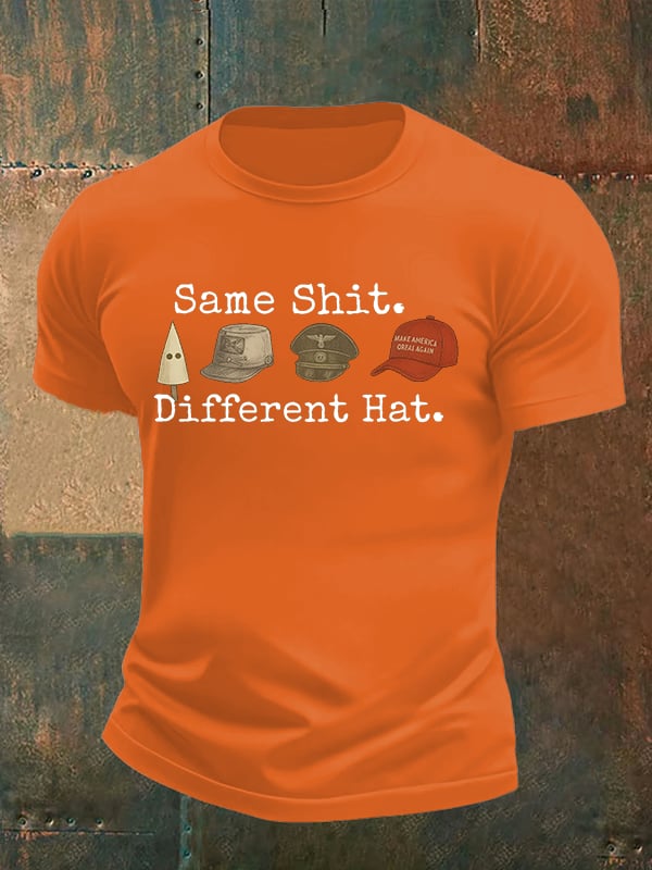 🔥Buy 3 Get 15% Off🔥Men's  Same shit Different costume Print T-Shirt