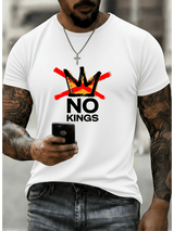 🔥Buy 3 Get 15% Off🔥Men's No Kings in America print T-Shirt