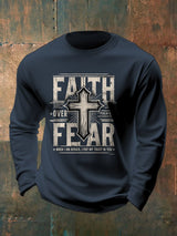 🔥Buy 3 Get 15% Off🔥Men's Casual Faith Long-Sleeved T-Shirt