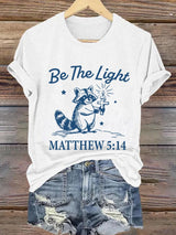 Be The Light Christian Christmas T-Shirt