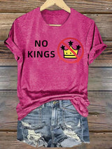 🔥Buy 3 Get 15% Off🔥Women's  NO KINGS Print T-Shirt