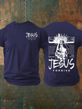 Men's   Jesus Loves You Chirtsian printing T-Shirt