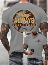 Men'S Casual Faith Short-Sleeved T-Shirt