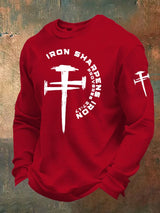Men's Iron Sharpens Iron Christian Waffle T-Shirt