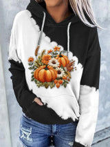 Women's Casual Autumn Pumpkin Retro Sweatshirt