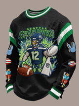 Men's Football Print T-Shirt