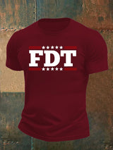 🔥Buy 3 Get 15% Off🔥Men's  FDT Print  T-Shirt