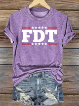 🔥Buy 3 Get 15% Off🔥Women's  FDT Print  T-Shirt
