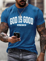 Men's God Is Good All The Time Print T-Shirt