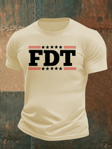 🔥Buy 3 Get 15% Off🔥Men's  FDT Print  T-Shirt