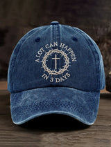 🔥Hot Sale Picks 🔥Unisex A Lot Can Happen In 3 Days Print Baseball Cap