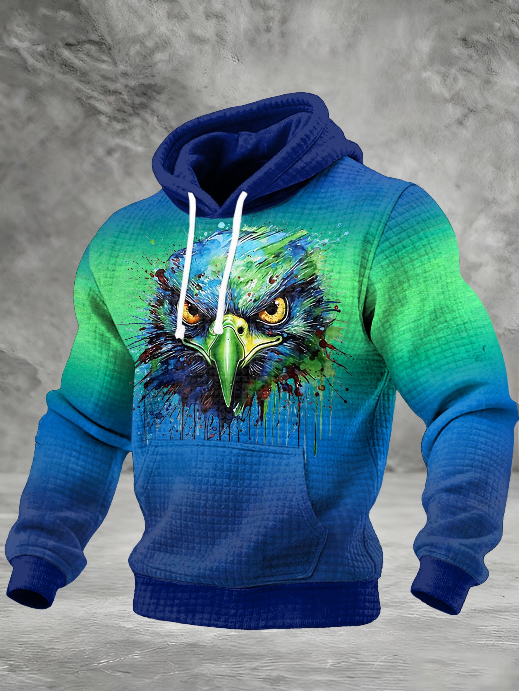 Men's Football Printed Hoodie