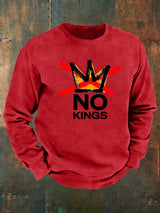 🔥Buy 3 Get 15% Off🔥Men's  America has No Kings Printed Casual  Sweatshirt