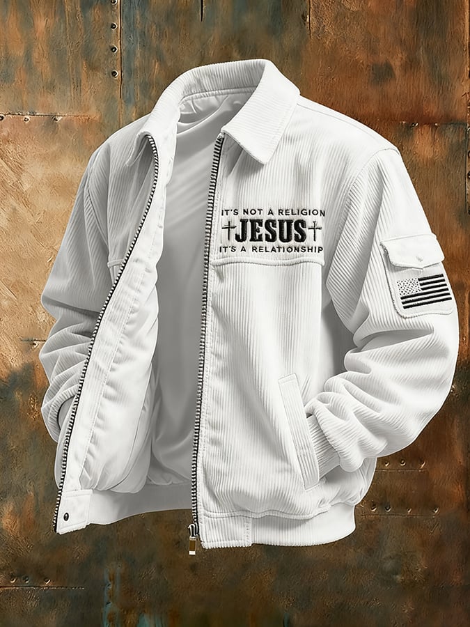 Men's Casual Faith Vintage Corduroy Jacket