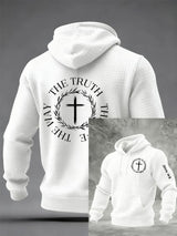 Men's Casual Faith Print Hoodie