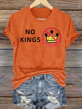 🔥Buy 3 Get 15% Off🔥Women's  NO KINGS Print T-Shirt
