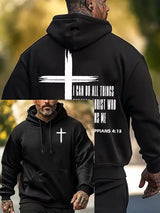 Men's Christian Faith Print Hoodie