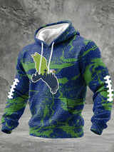 Men's Football Print Sweatshirt