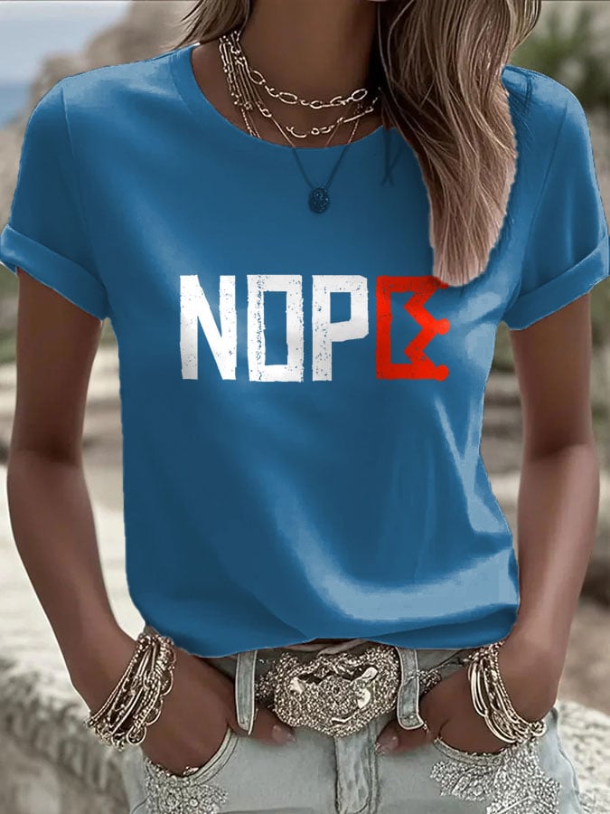 🔥Buy 3 Get 15% Off🔥Women's FDT NO KINGS Printed Casual T-shirt