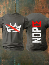 🔥Buy 3 Get 15% Off🔥Men's Nope, No Kings In America Print T-shirt