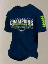 Men's Football Print T-Shirt