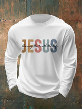🔥Buy 3 Get 15% Off🔥Men's Casual Faith Long-Sleeved T-Shirt
