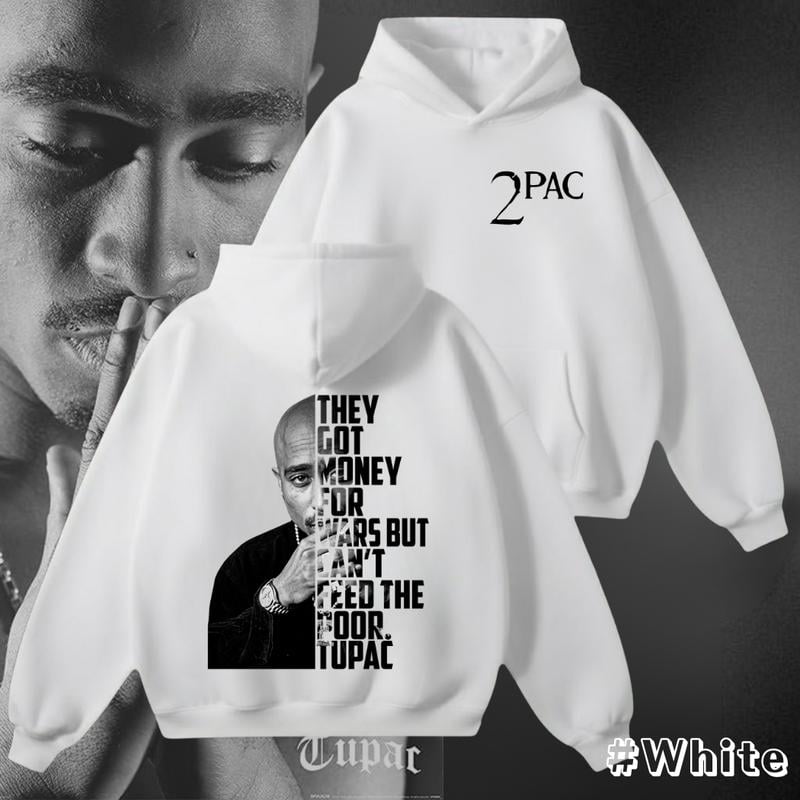 🔥Buy 3 Get 15% Off🔥Unisex 2Pac Rapper Hoodie