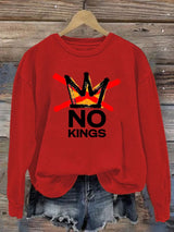 🔥Buy 3 Get 15% Off🔥Women's  America has No Kings Printed Casual Sweatshirt