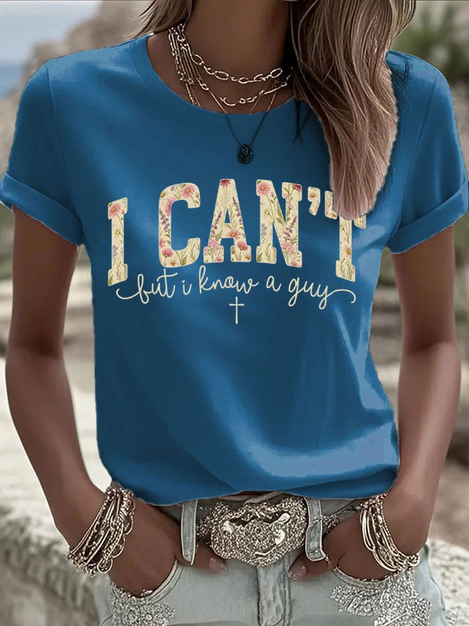 Women's Faith Printed Casual T-Shirt