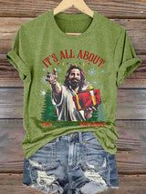 It's All About The Presence Christian Christmas T-Shirt