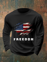 Men's Commemorative Print Crew Neck T-Shirt