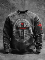 Men's Christian Identity Printed Hoodie