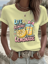 Women's Life Gave Me Some Lemons, But My Jesus Turned Them Into Lemonade Faith Print  Shirt