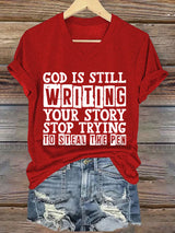 Women'S Casual Faith Short Sleeve T-Shirt