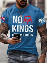 🔥Buy 3 Get 15% Off🔥Men's No Kings In America Print T-shirt